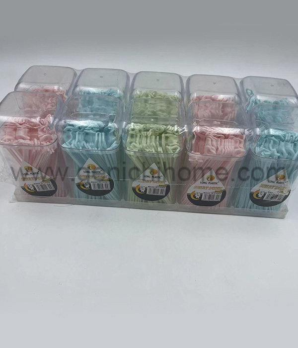 Farget plastfrukt Skewers